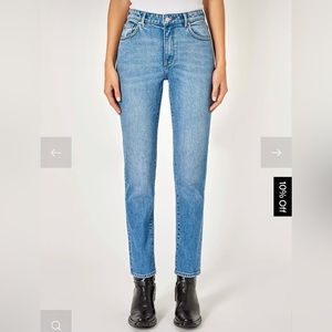 Neuw jeans high rise straight Lexi NWT